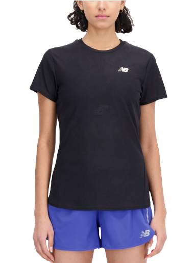 T-paita New Balance Q Speed Musta | wt33281bk