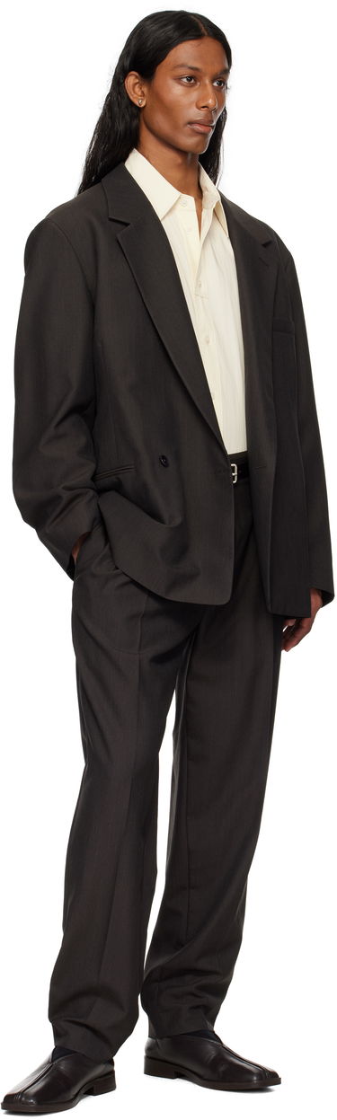 Takki LEMAIRE Lemaire Soft Double Breasted Blazer Musta | JA1063 LF414, 3