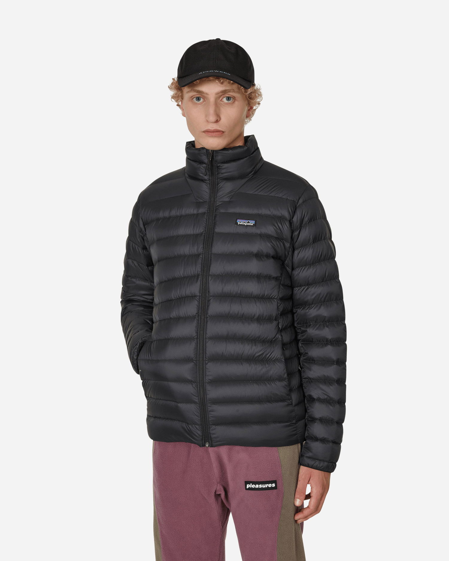 Puffer takki Patagonia Down Sweater Jacket Musta | 84675-BLK, 0