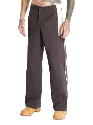 Housut HERON PRESTON Vintage Wash Canvas Trousers Ruskea | HMCG010F23FAB0036000