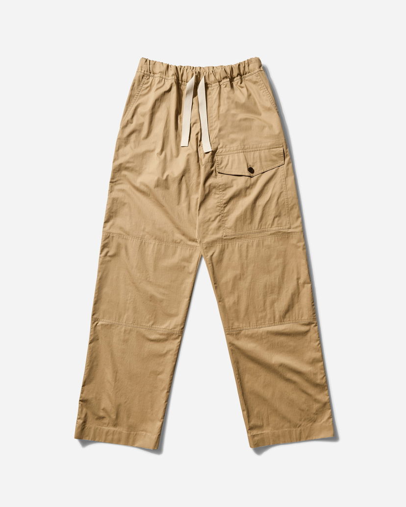 Cargo housut Dries Van Noten Drawstring Viscose Pants Beige | 251-020911-1147 103