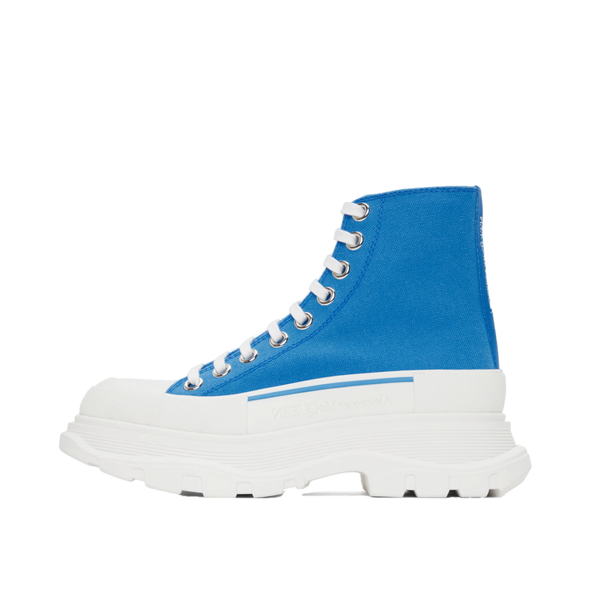 Tennarit ja kengät Alexander McQueen Tread Slick Platform High Sneakers Sininen | 611706 W4MV2
