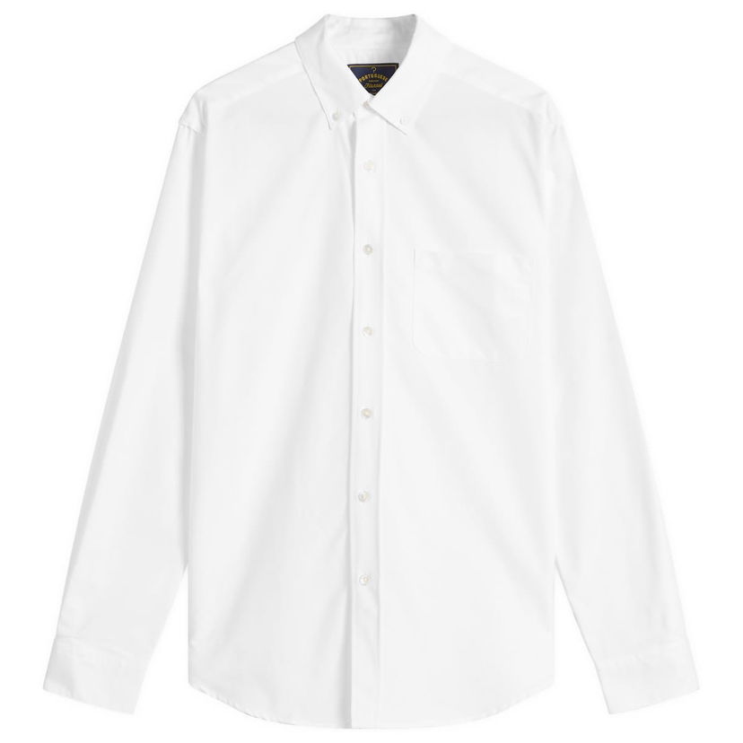 Paita Portuguese Flannel Portuguese Flannel Belavista Button Down Oxford Shirt, Large Valkoinen | SS25-014-WHT