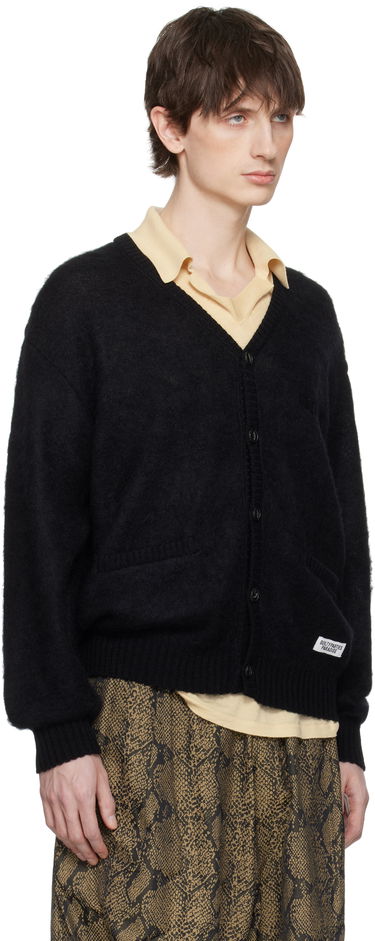 Villapaita WACKO MARIA WACKO MARIA Mohair Knit Cardigan Musta | 25SS-WMK-KN06, 1