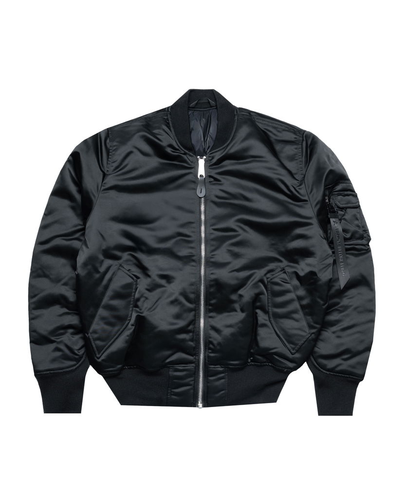 Bomber-takki Alpha Industries MA-1 Flight Jacket Musta | 756111-03