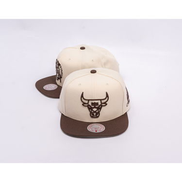 Korkki Mitchell & Ness NBA Fashion Basic 2T Snapback Chicago Bulls One Size Beige | HS12956-CBUCREA, 3