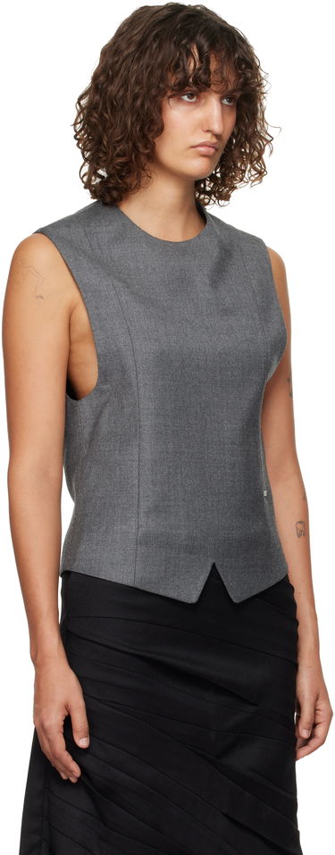 Tankkitoppi ADER ERROR Fitted Vest Top Harmaa | BN01FWVE0101GR, 1