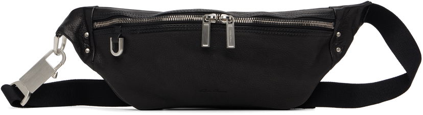 Vyötärölaukku Rick Owens Rick Owens Concordians Geo Bumbag Musta | RA02E0730 LBU