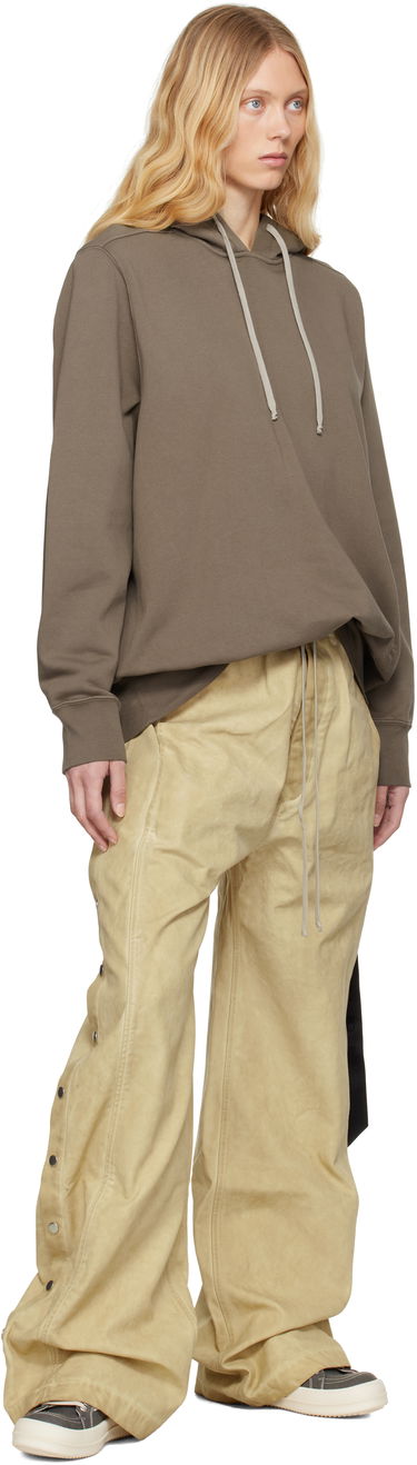 Huppari Rick Owens Rick Owens DRKSHDW Hollywood Oversized Hoodie Ruskea | DS01E3241 FP, 3