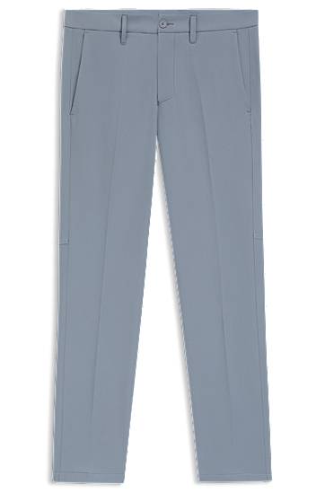 Housut BOSS Regular Fit Water-Repellent Stretch Trousers Sininen | 50534305