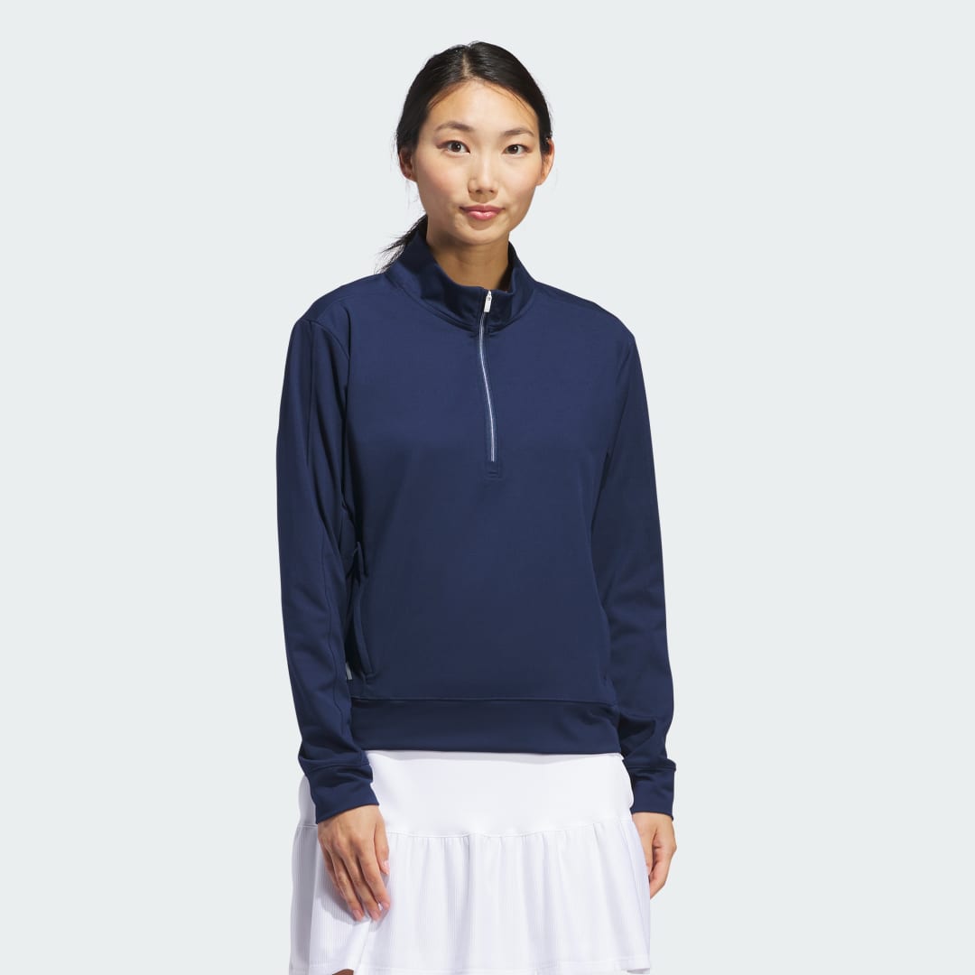 Huppari adidas Performance Ultimate365 Half-Zip Layering Top Tummansininen | IP4271, 0