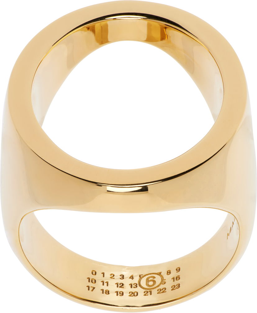 Sormus Maison Margiela MM6 Maison Margiela Gold Tone Open Ring Keltainen | SM7UQ0088 P7355