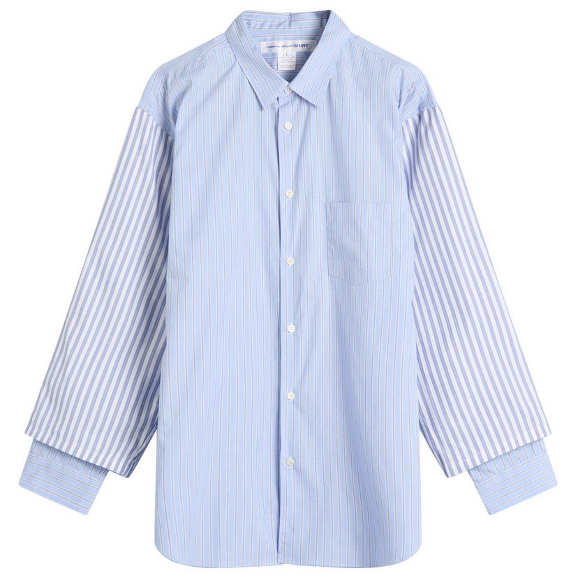 Paita Comme des Garçons SHIRT Stripe Oxford YD Sininen | FP-B039-051-1