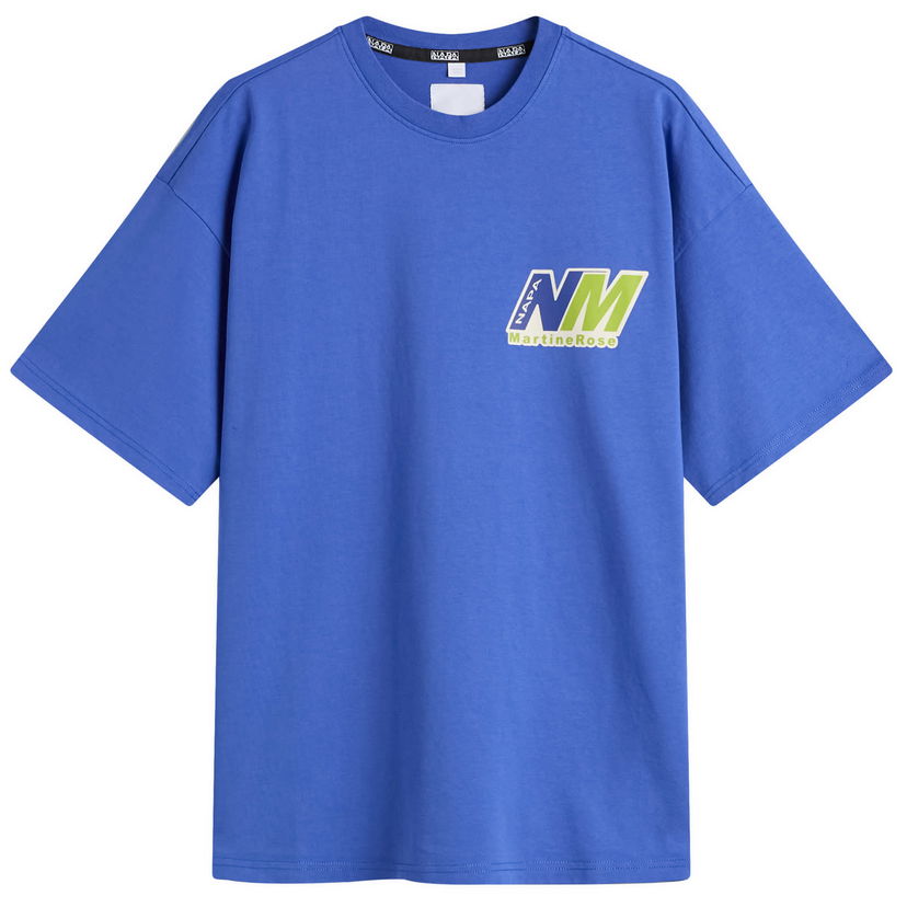 T-paita Napapijri Martine Rose Logo T-Shirt Sininen | NP0A4HEW-BE1