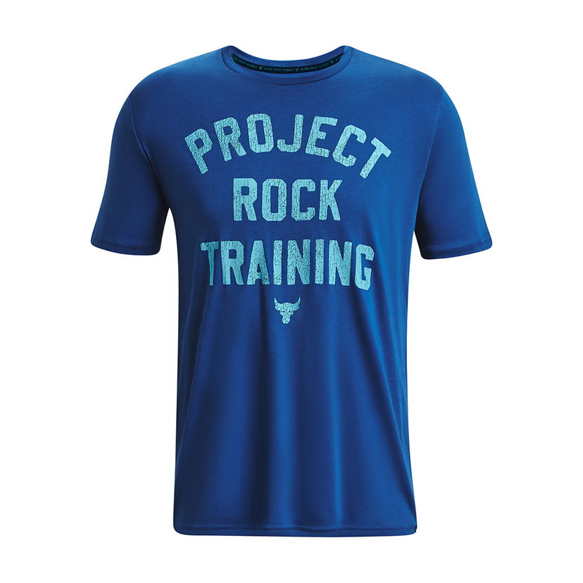 T-paita Under Armour Project Rock Training Ss Blue Sininen | 1376891-471