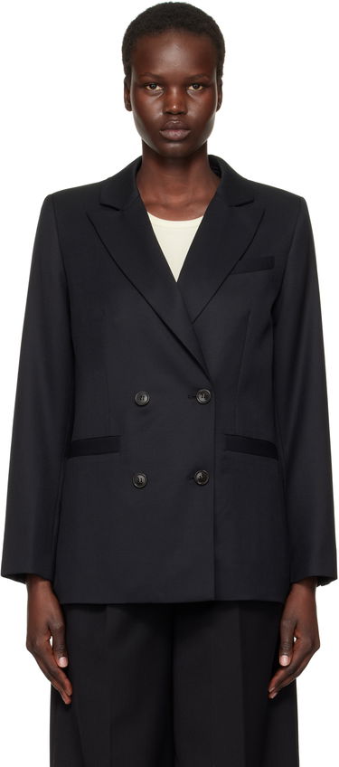 Takit A.P.C. A.P.C. Lucy Double-Breasted Blazer Musta | WOAPO-F03212, 0