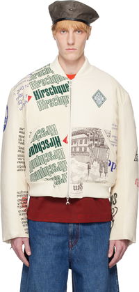 Serre Regenerated Print Bomber Jacket