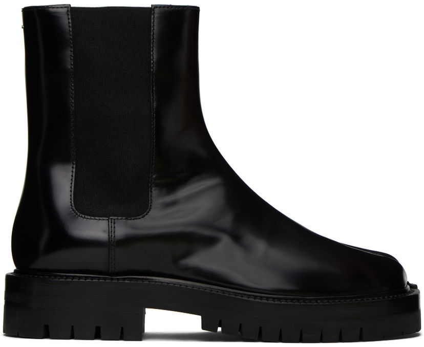 Tennarit ja kengät Maison Margiela Tabi County Chelsea Boots "Black" Musta | S58WU0409 P3827