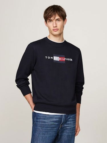 Huppari Tommy Hilfiger Pullover Sweatshirt Musta | MW0MW35541DW5, 0