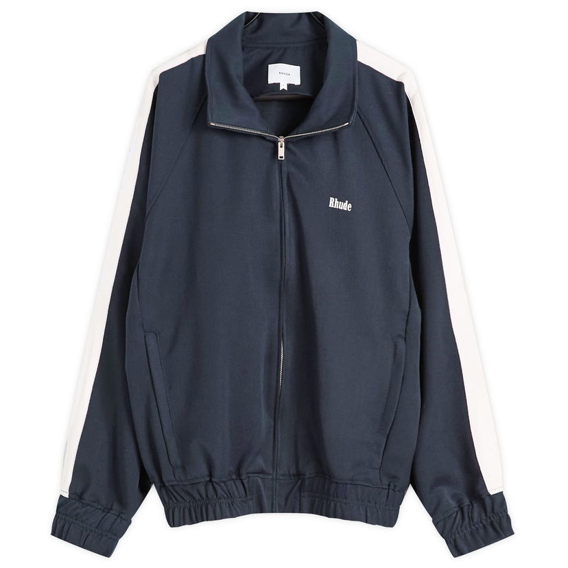 Bomber-takki Rhude Rhude Hamptons Traxedo Track Jacket, Size Large Tummansininen | RHPS25ST011130043