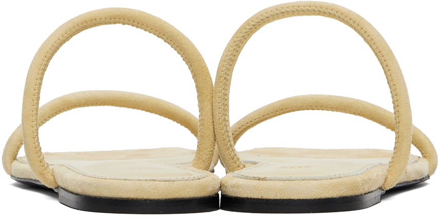 Vaatteet TOTEME TOTEME 'The Minimalist' Suede Slides Beige | 243-WAS2061-LE0045, 1