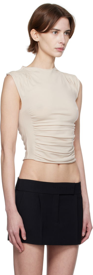 Tankkitoppi Alexander Wang Alexander Wang Ruched Tank Top Musta | 1KC1251032, 4
