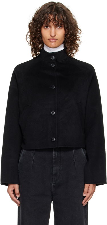 Takki Loulou de Saison Loulou de Saison Nyma Cropped Wool Jacket Musta | NYMA, 0