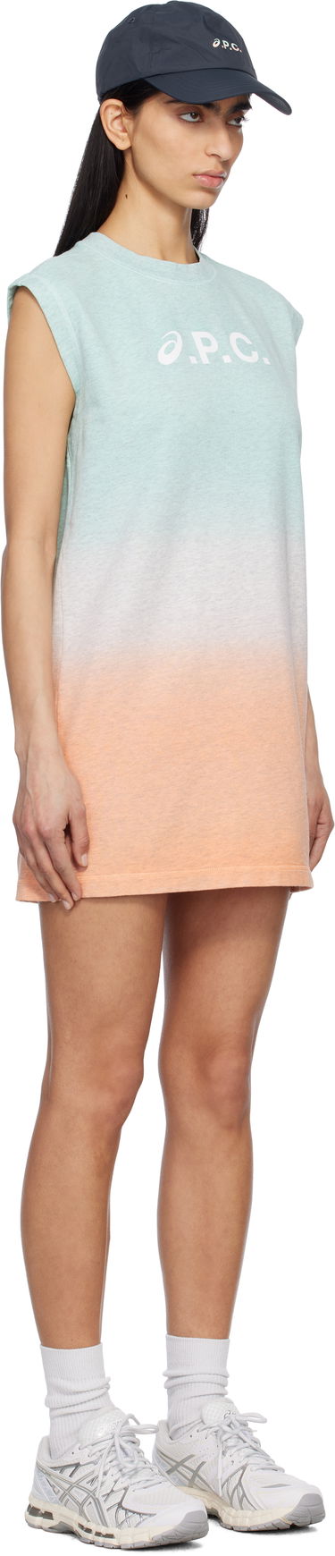 Tankkitoppi A.P.C. A.P.C. ASICS Edition Valey Minidress Oranssi | COGWV-F35153, 1