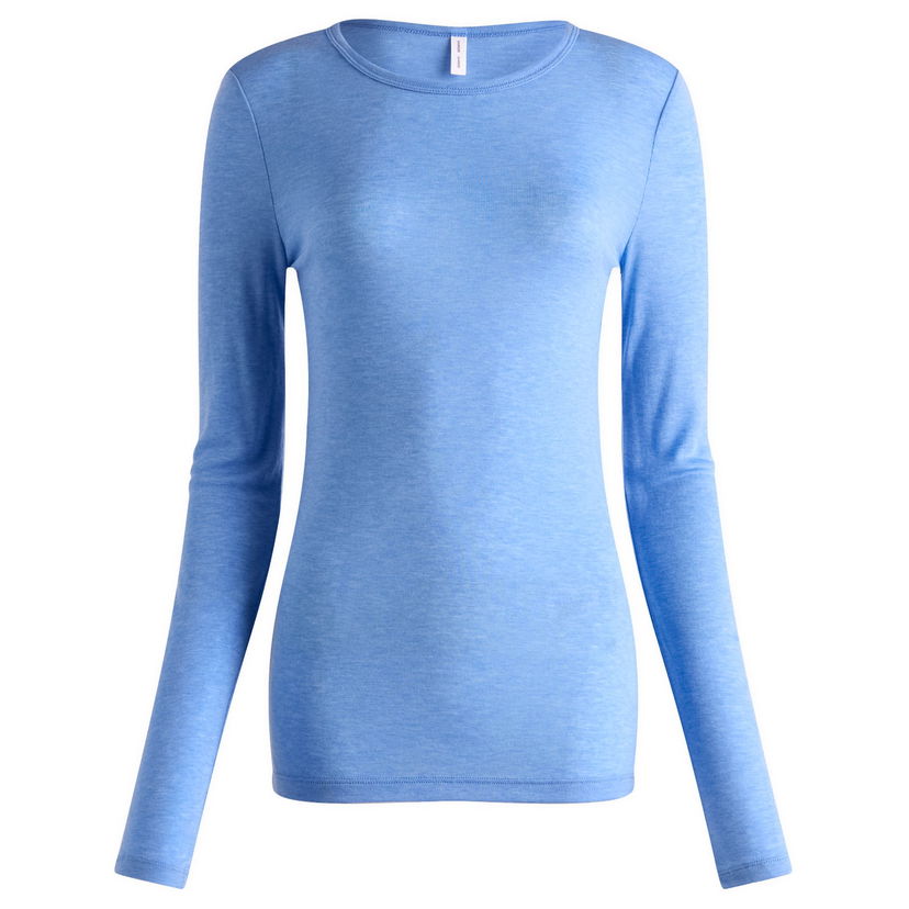 T-paita Samsoe Samsoe Samsøe Samsøe Sadou Long Sleeve T-Shirt Sininen | F10000014-164020TCX