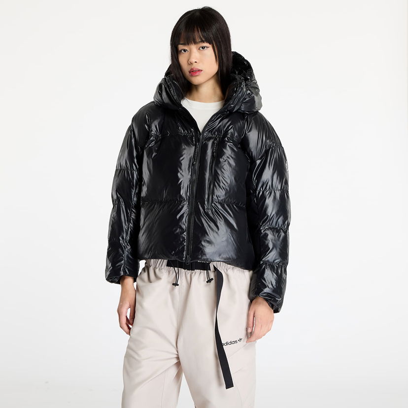 Puffer takki adidas Performance Short Puffer Jacket Musta | IW9842