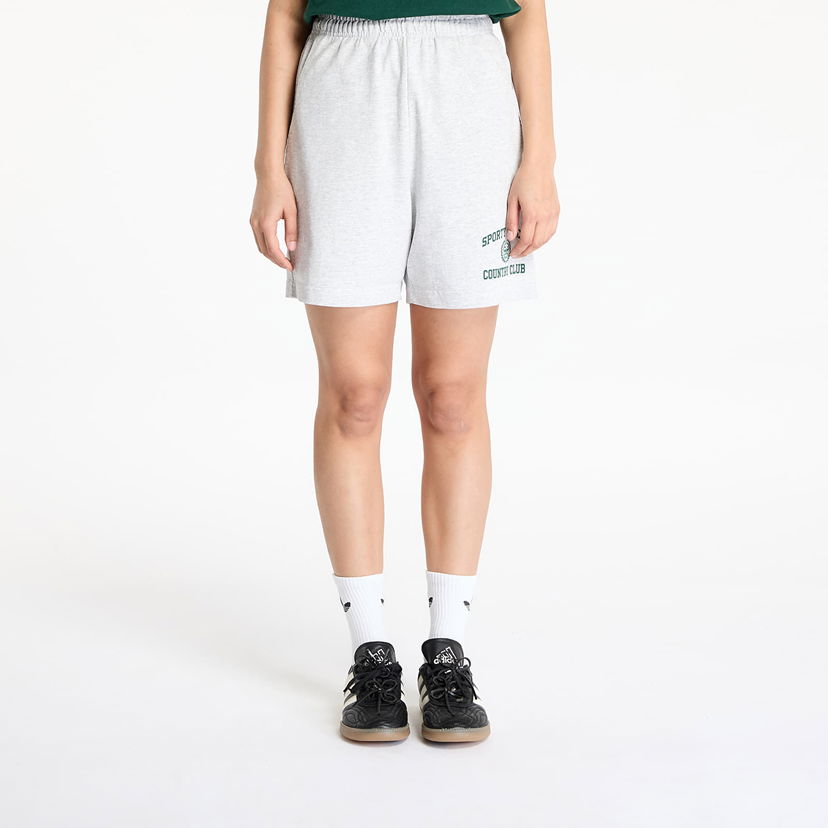 Shortsit Sporty & Rich Sporty & Rich Varsity Crest Gym Shorts Harmaa | SH039606218GY03