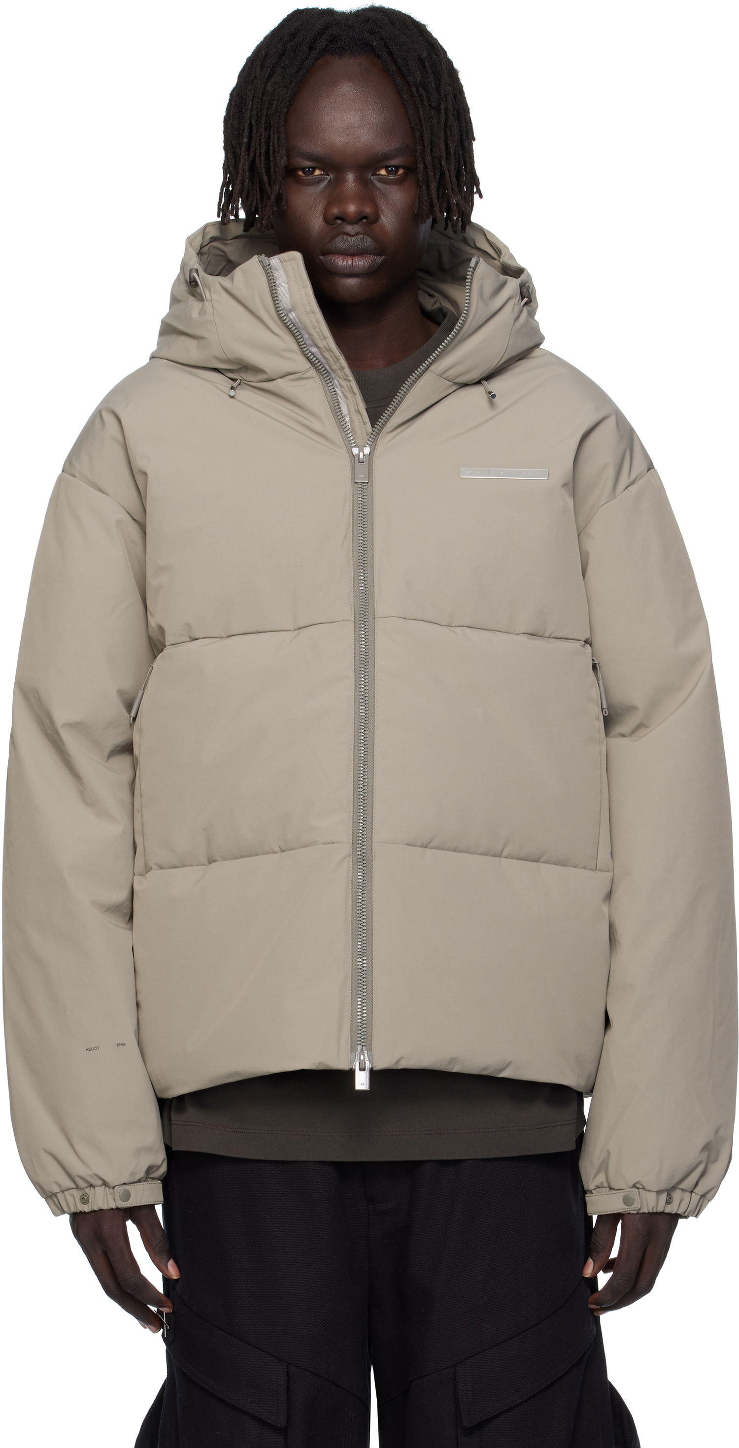 Puffer takki HELIOT EMIL Velum Down Jacket Beige | AW25_M_02_093_DST19_CO, 0