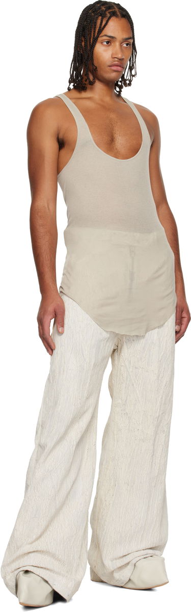 Tankkitoppi Rick Owens Concordians Pony Tank Top Beige | RR02E1104 MR, 3