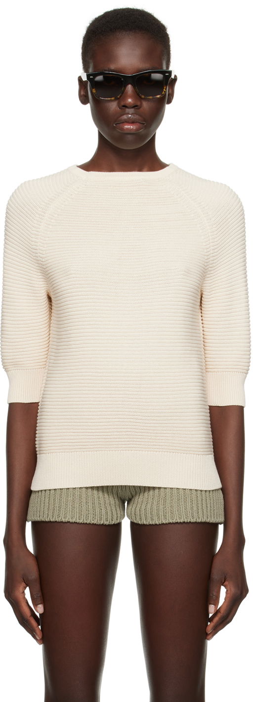 Villapaita Max Mara Odilia Knit Sweater Valkoinen | 2411361112600
