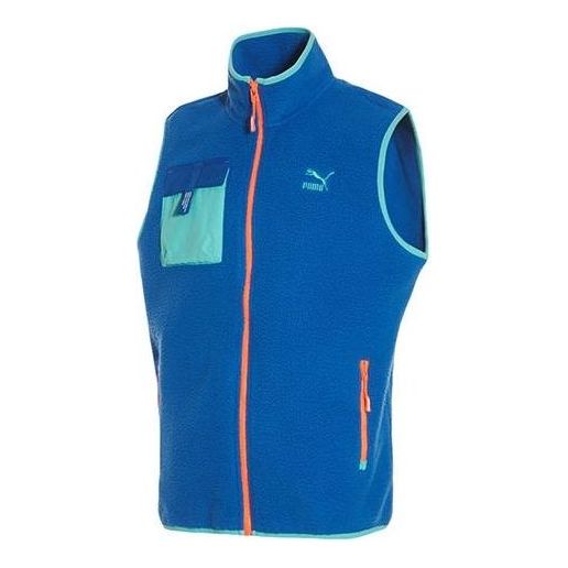 Liivi Puma Trail Fleece Full Zip Pocket Vest Sininen | 596728-65