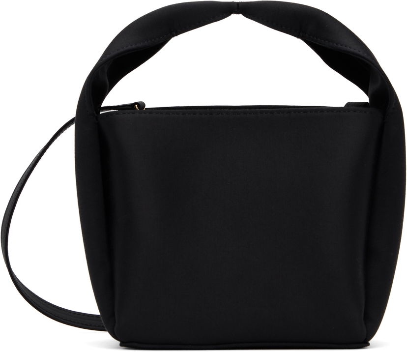 Käsilaukku TOTEME TOTEME Petite Satin Bucket Bag Musta | 252-WAL0077-FB0391