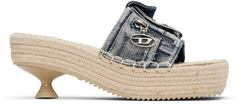 Mekko Diesel Diesel D-Ibiza Heeled Sandals Sininen | Y03568 P8100