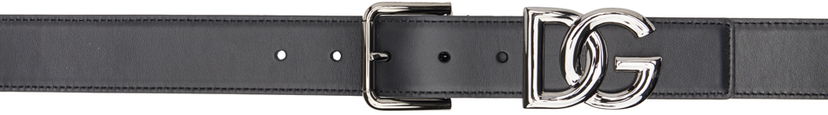 Vyöt Dolce & Gabbana Black DG Belt Musta | BC4776AW576
