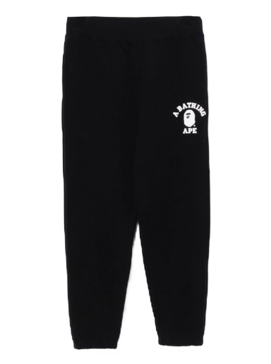 Verryttelyhousut BAPE College Wide Fit Sweat Pants Musta | 1J30-152-017