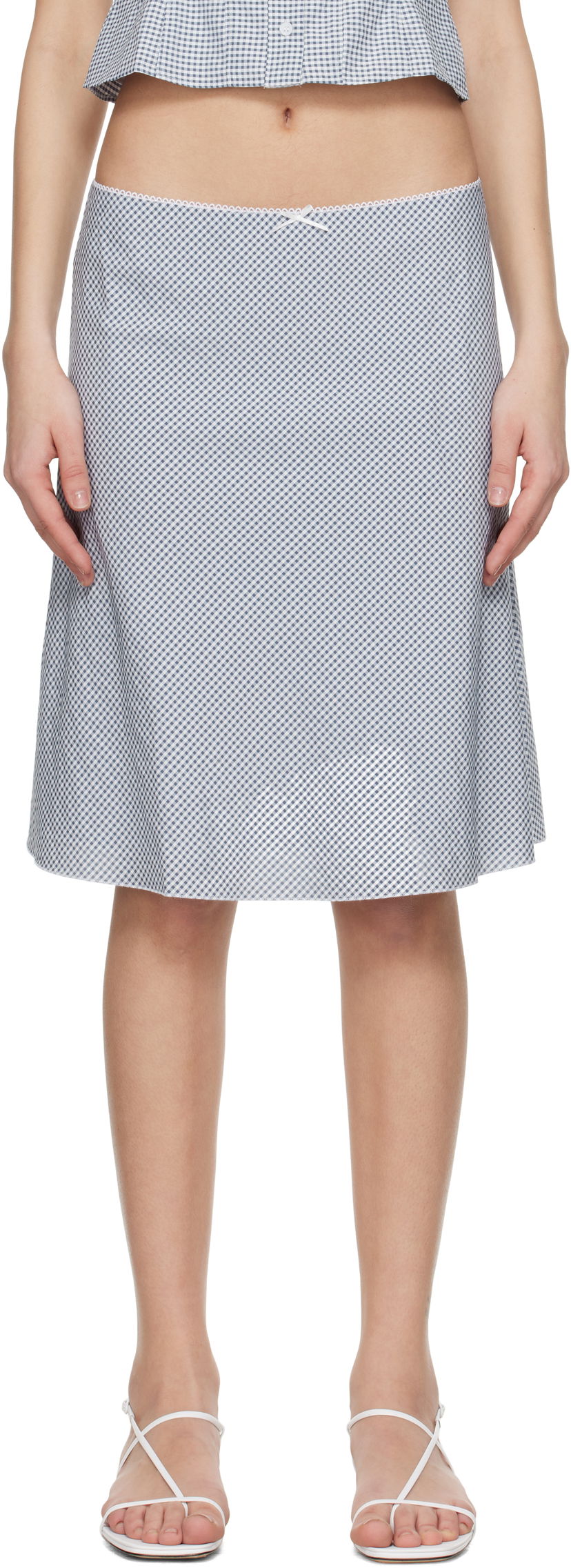 Hame GUIZIO Guizio Paloma Midi Skirt Harmaa | S25338W152