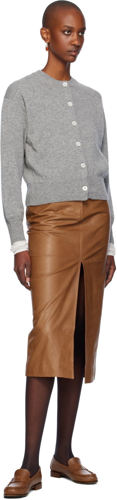 Villapaita &Daughter Crewneck Cardigan Harmaa | HKN03901, 3