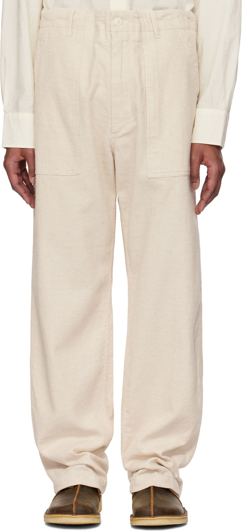Housut Engineered Garments Engineered Garments Fatigue Trousers Beige | 25S1F004