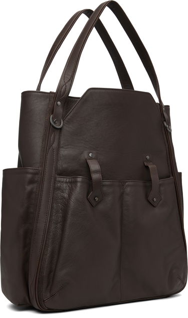 Kangaskassi KIKO KOSTADINOV Kiko Kostadinov Inex Leather Tote Ruskea | KKAW25BG04-148, 1
