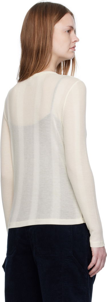 Villapaita A.P.C. A.P.C. Lorie Button Cardigan Beige | LYAAW-F22331, 2