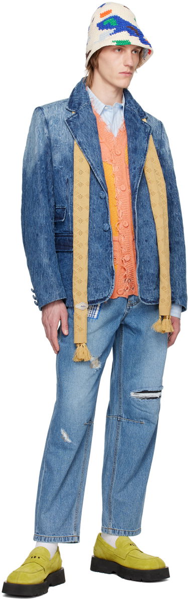 Huivi ADER ERROR Knitted Tassel Scarf Keltainen | BMADSSAC0402YL, 2