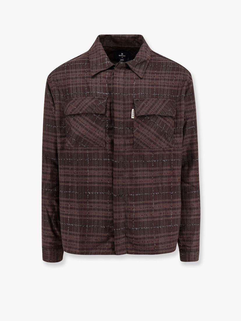 Paita Represent Clo Brown Checkered Buttoned Shirt Ruskea | MLM2158064