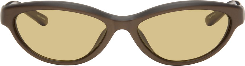 Aurinkolasit Jacquemus Jacquemus 'The Curvo' Sunglasses Ruskea | JAC134C4SUN
