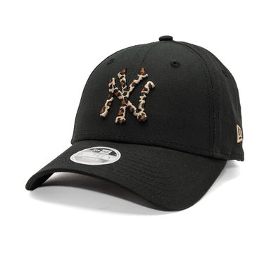Korkki New Era 9FORTY MLB Leopard Infill NY Yankees Adjustable Cap Musta | 60691330, 0