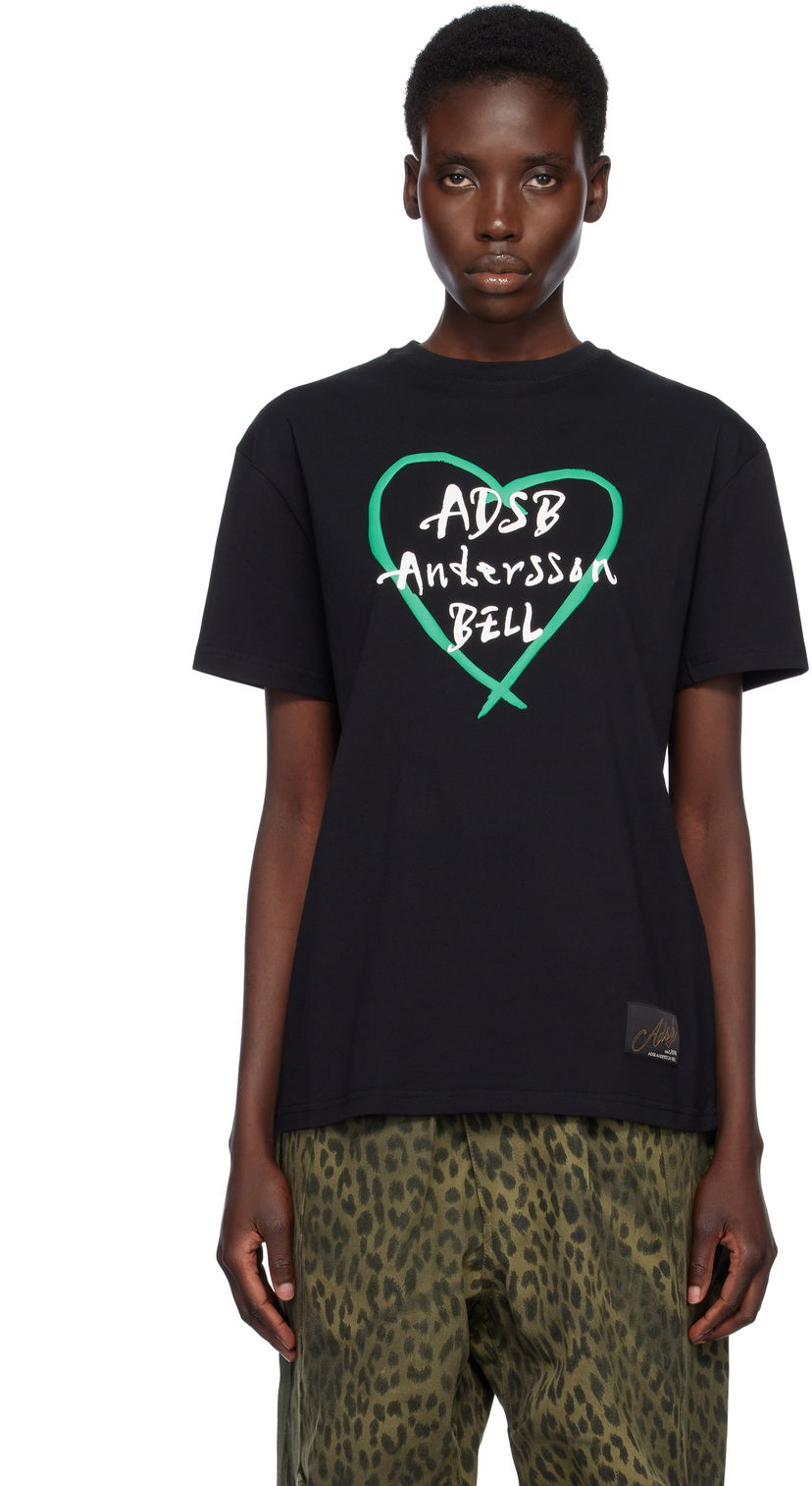 T-paita Andersson Bell Andersson Bell Heart Kelly Logo T-Shirt Musta | atb1290u