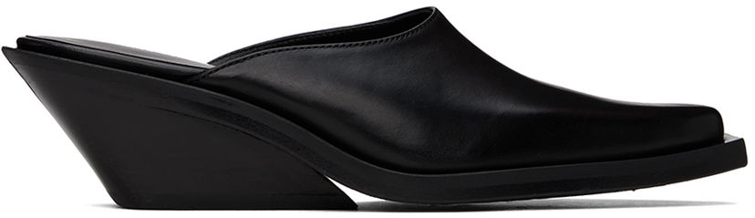Vaatteet Ann Demeulemeester Ann Demeulemeester Xina Wedge Mules Musta | 2401-W-F15-LT046-099